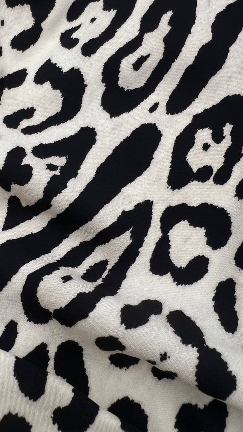 Abito midi animalier