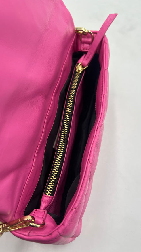 Borsa trapuntata doppia tracolla