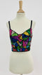 Top paillettes multicolor