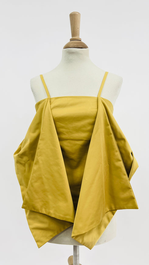 Top twill con cartellino