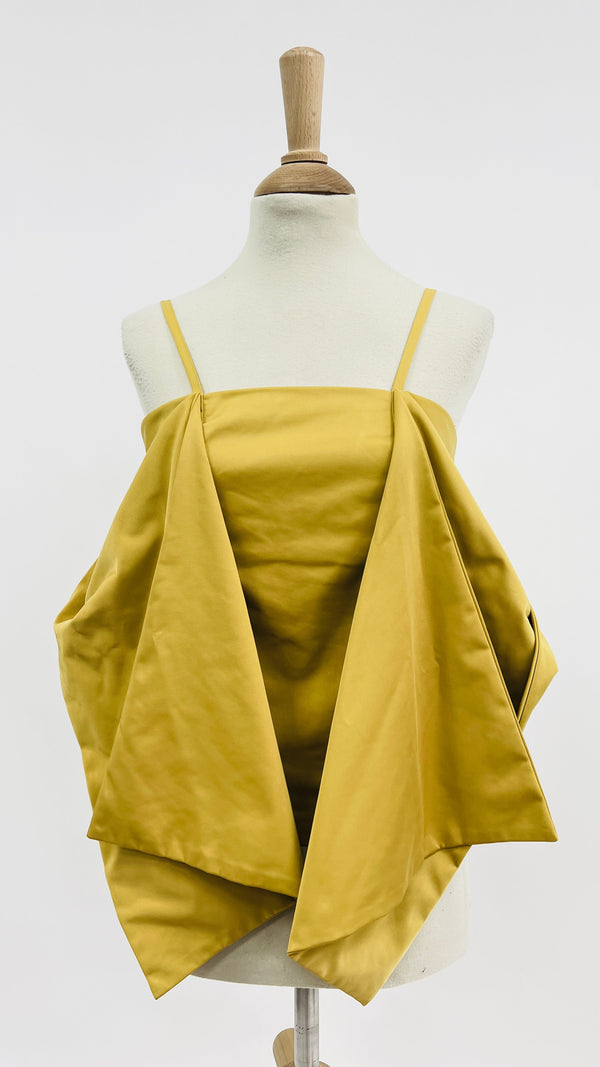 Top twill con cartellino