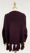 Maglia over con frange Otto d'ame