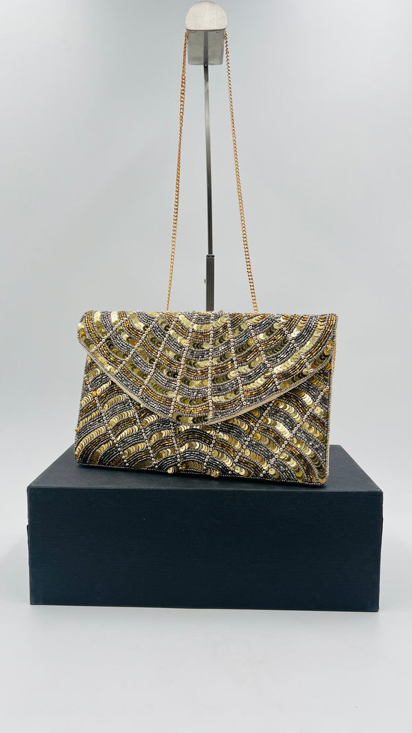 Borsa paillettes cartellino