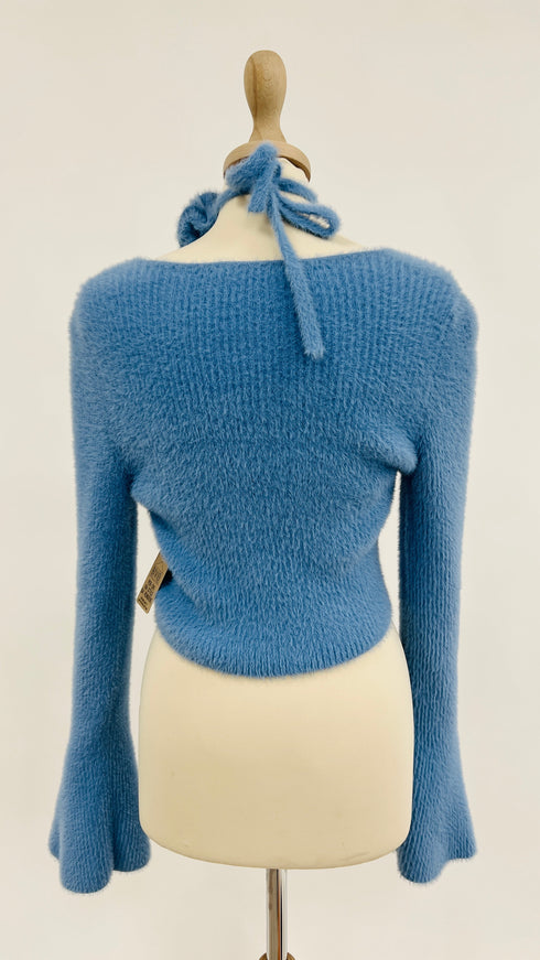 Cardigan con choker