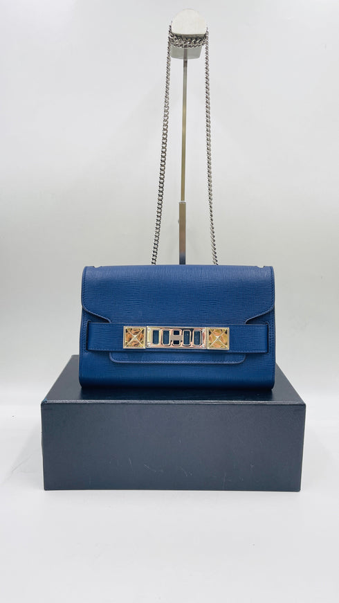 Borsa a tracolla blu