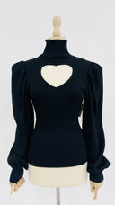 Maglia cut-out cuore MSGM