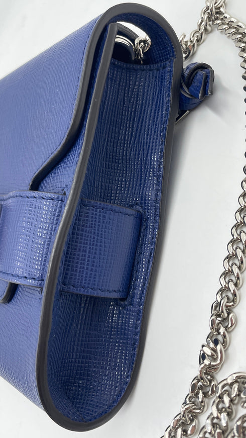 Borsa a tracolla blu