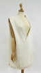 Maxi gilet color panna