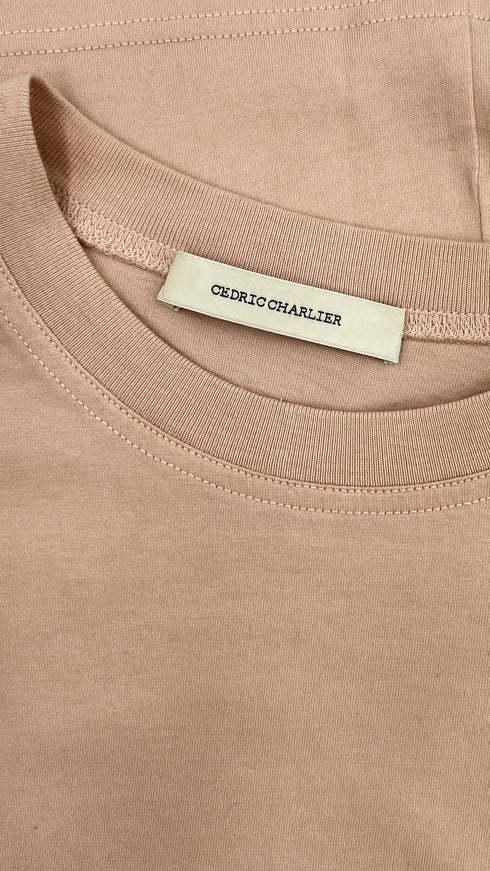 Canotta in cotone rosa