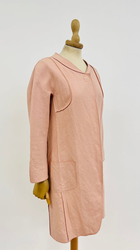 Soprabito in lino-cotone