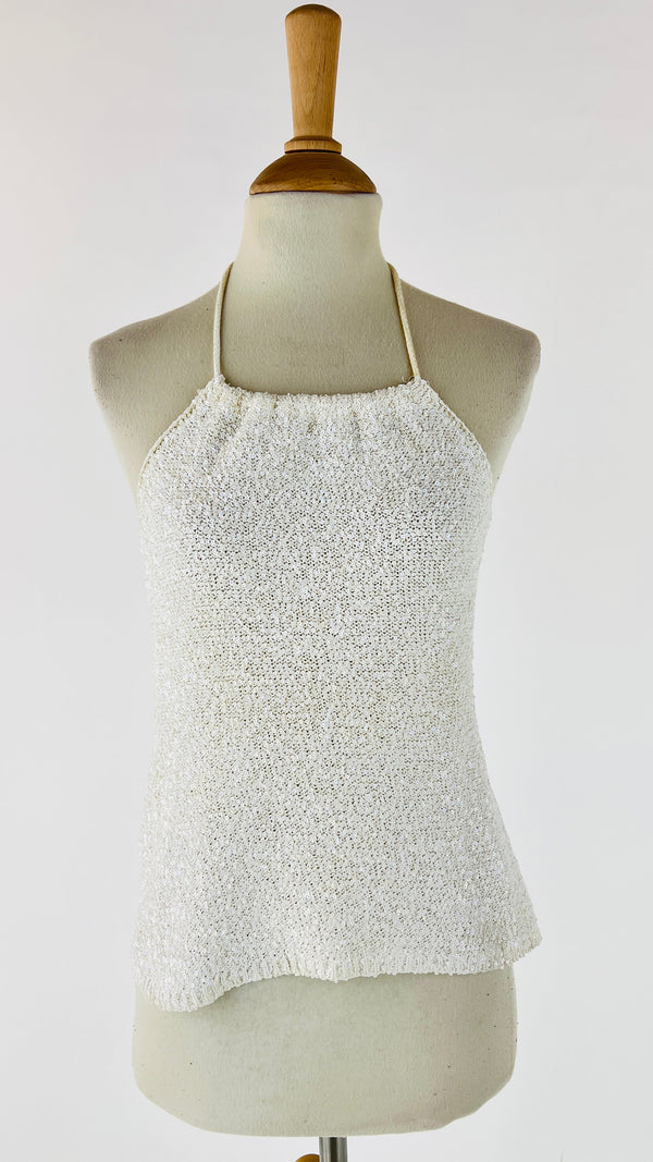 Top in paillettes