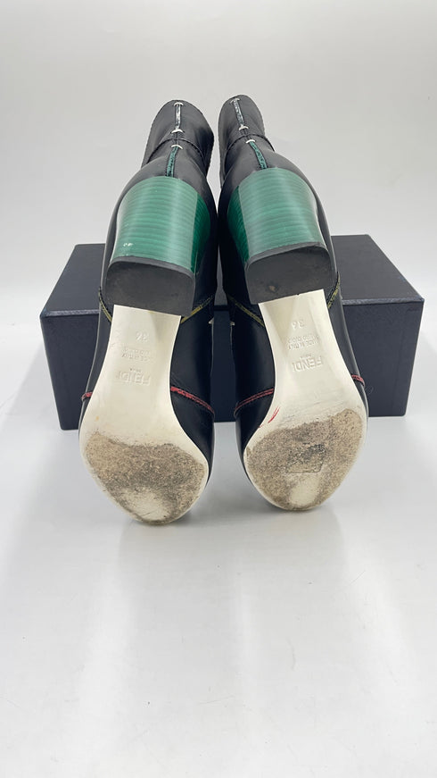 Stivaletto patchwork N.36