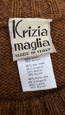 Maglia vintage con volpe Krizia maglia