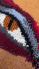 Maglia vintage con volpe Krizia maglia