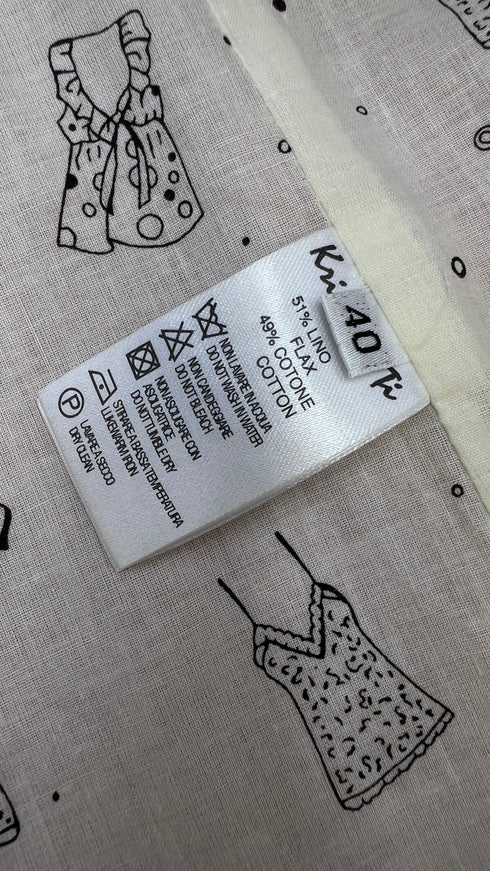 Soprabito in lino-cotone
