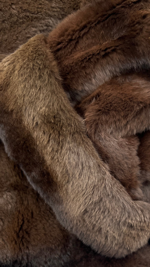 Pelliccia con strass