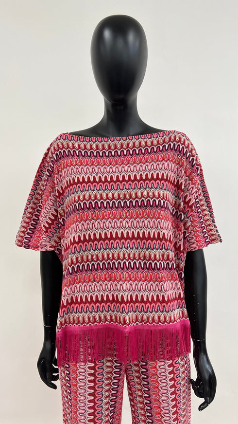 Set in maglia zig-zag