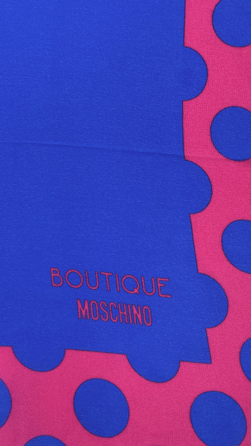 Foulard in seta a pois