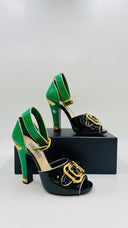 Sandali con fibbia N°38 1/2 PRADA