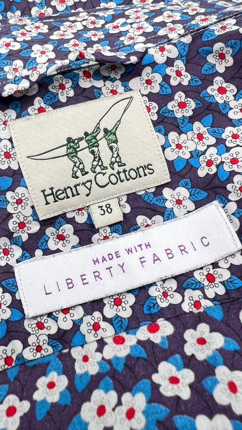 Camicia leggera tessuto Liberty a fiori