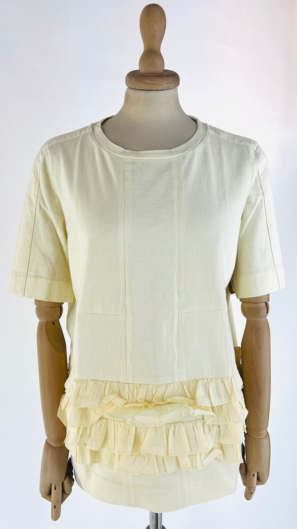 T-shirt con volant