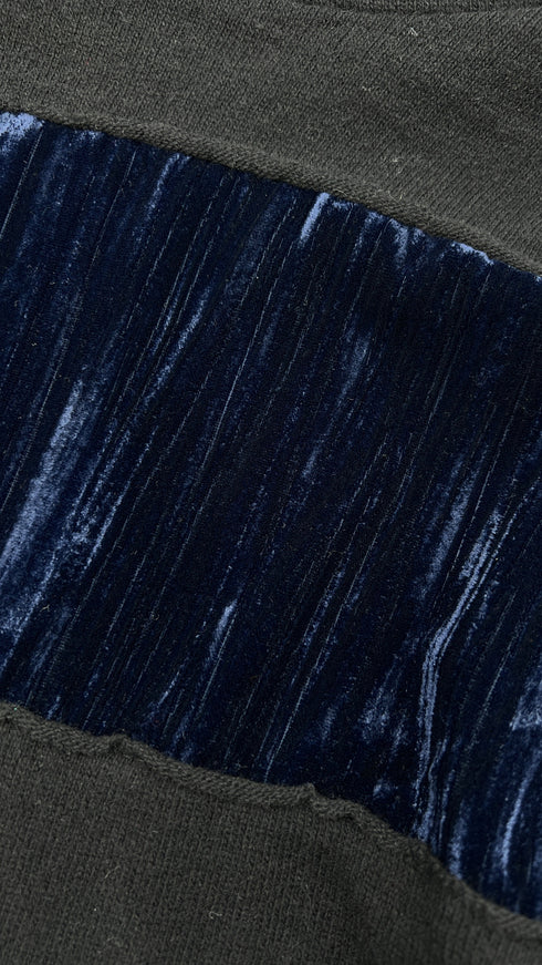 Maglia inserti in velluto