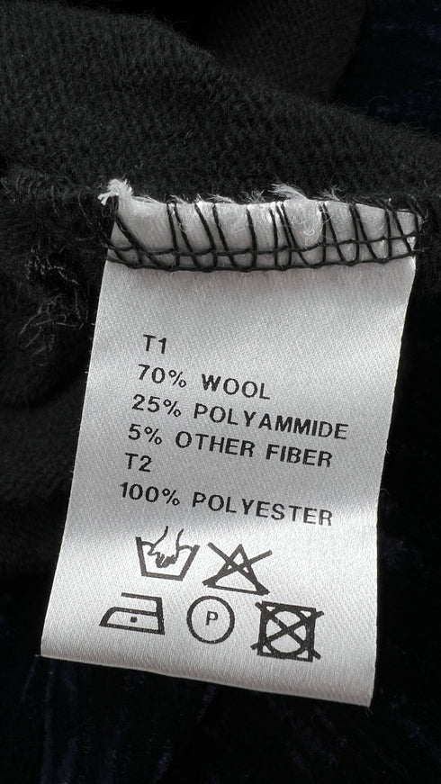 Maglia inserti in velluto