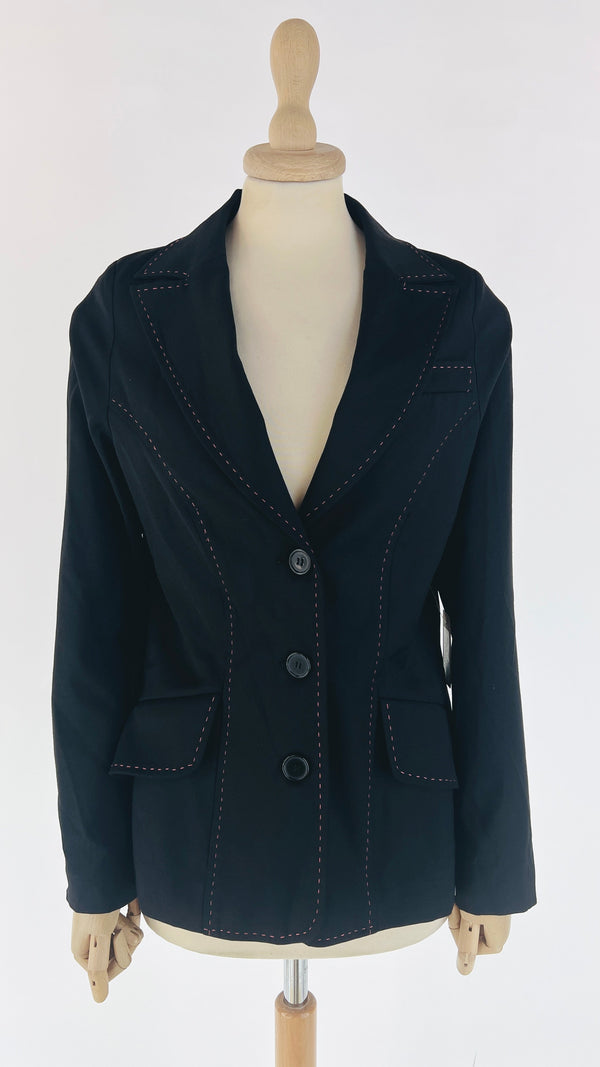 Blazer impuntura decore