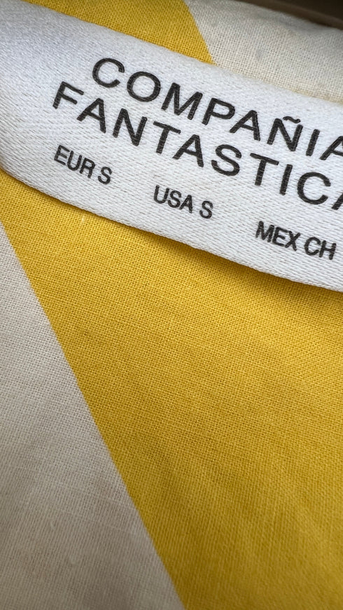 Completo a righe in cotone