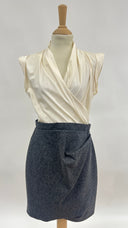 Abito corto drappeggiato CARVEN
