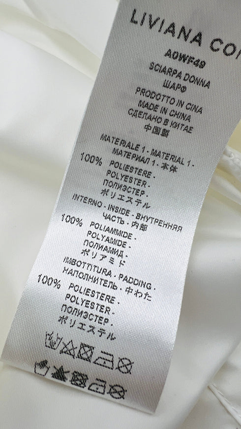 Maxi sciarpa imbottita