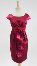 Abito corto con rose stampate GIAMBATTISTA VALLI
