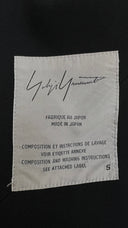 Blazer nero asimmetrico YOHJI YAMAMOTO