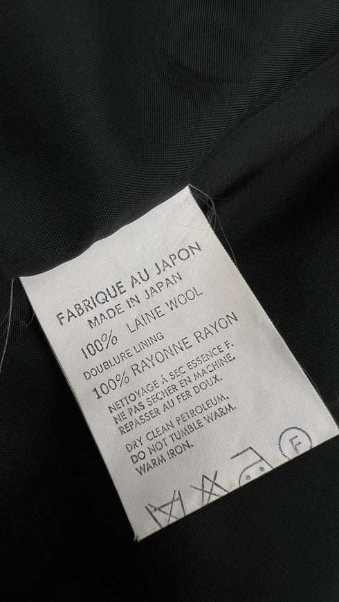 Blazer nero asimmetrico