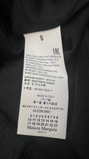Abito corto lurex e cartellino MM6