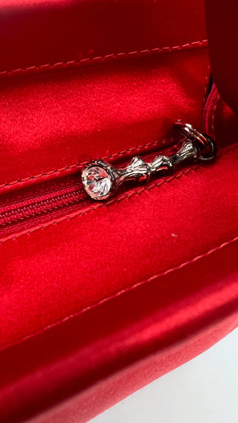 Borsa a spalla in raso