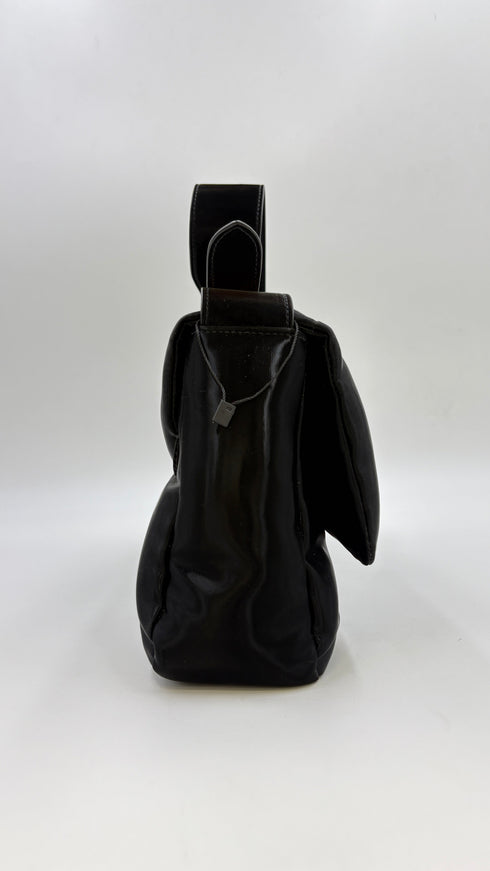 Borsa in tessuto lucido