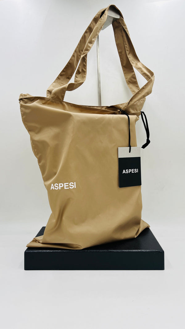 Tote bag tecnica con cartellino