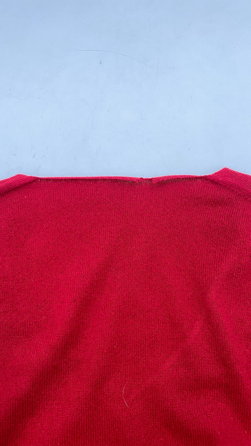 Maglia a V in cashmere