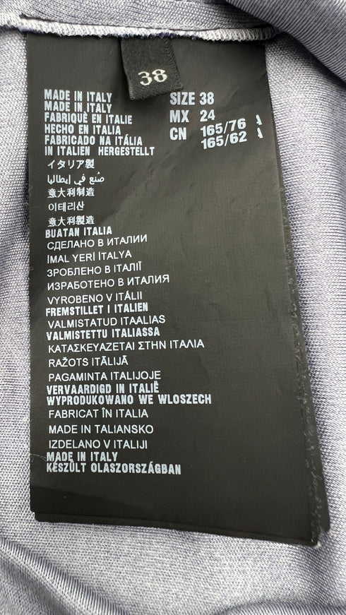 Abito midi jersey di seta sfumata