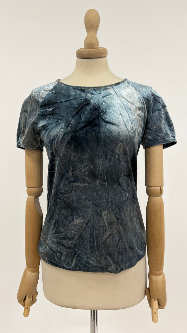 T-shirt effetto velluto