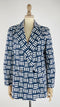 Blazer in cotone stampato