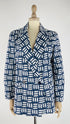 Blazer in cotone stampato