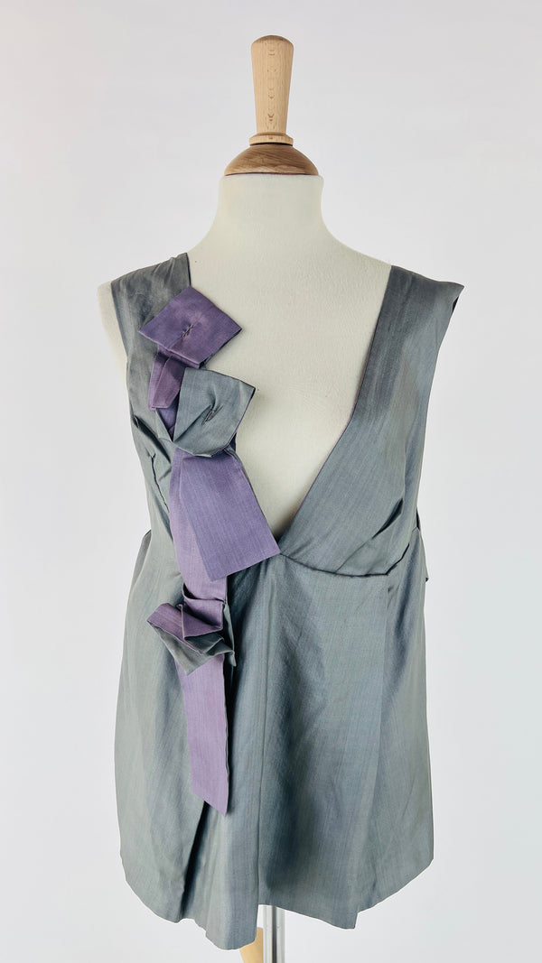 Top origami con cartellino