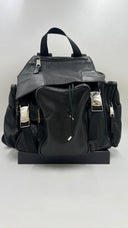 Zaino in pelle nera Dior Homme
