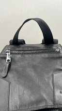 Zaino in pelle nera Dior Homme
