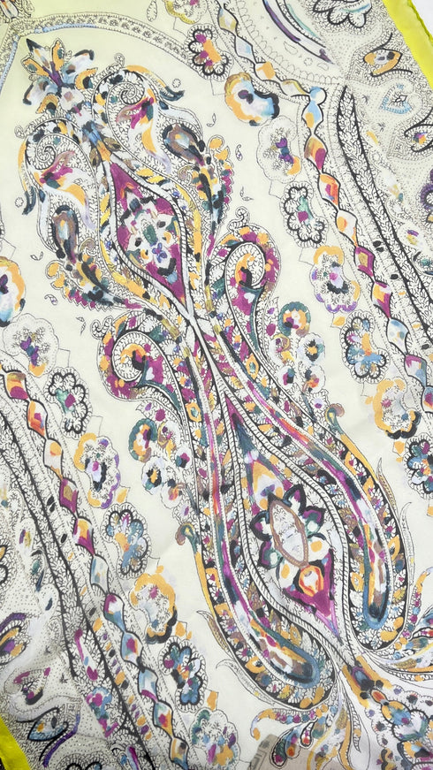 Sciarpa in seta paisley