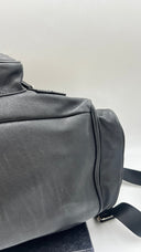 Zaino in pelle nera Dior Homme