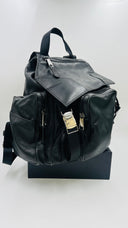Zaino in pelle nera Dior Homme