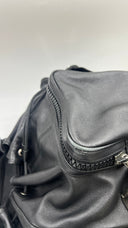 Zaino in pelle nera Dior Homme